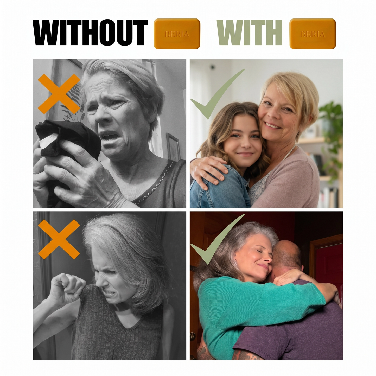 Beria Persimmon Soap - Remove Anti-Aging Odor