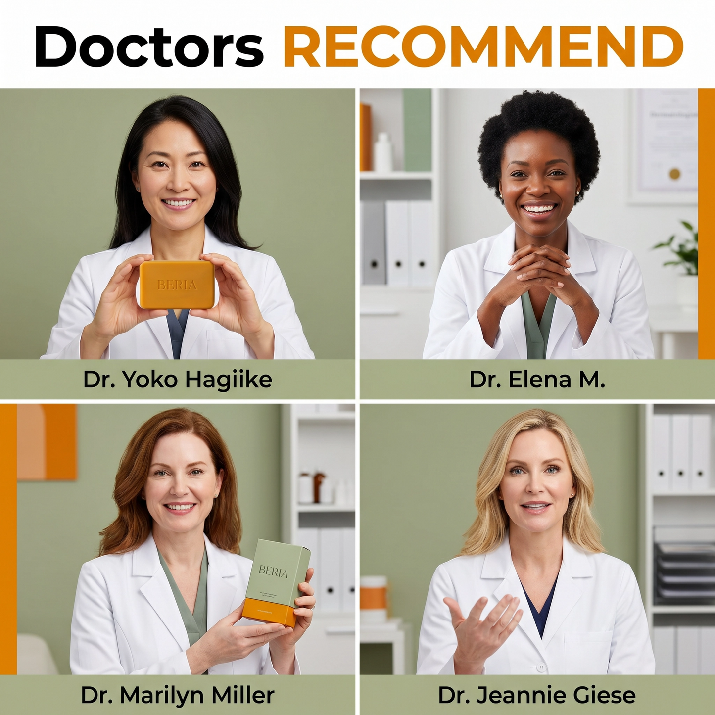 Beria Persimmon Soap - Remove Anti-Aging Odor