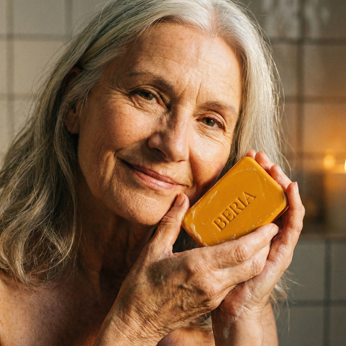 Beria Persimmon Soap - Remove Anti-Aging Odor